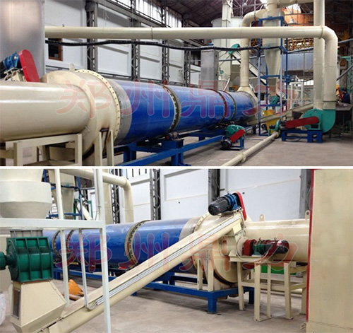意大利木屑烘干生產(chǎn)線現(xiàn)場